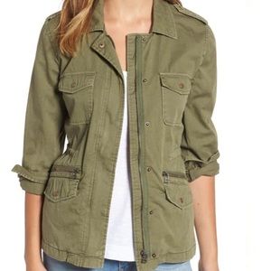 “Lily Alridge for Velvet” army-style jacket!